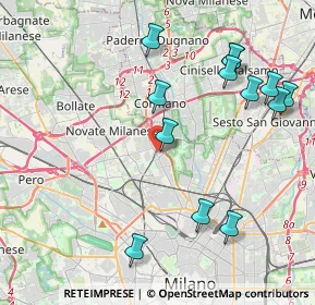 Mappa Via Galiani Ferdinando, 20161 Milano MI, Italia (4.60846)