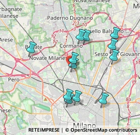 Mappa Via Galiani Ferdinando, 20161 Milano MI, Italia (3.695)