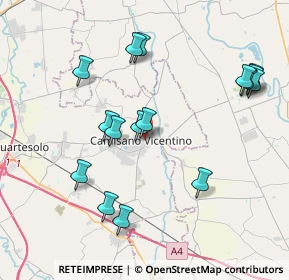 Mappa Via Zamperetti, 36043 Camisano Vicentino VI, Italia (4.13063)