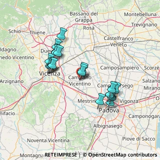 Mappa Via Zamperetti, 36043 Camisano Vicentino VI, Italia (12.7645)