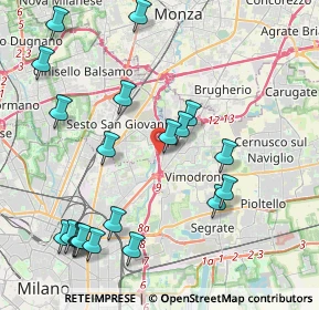 Mappa Via Peppino Rossi, 20093 Cologno Monzese MI, Italia (4.742)