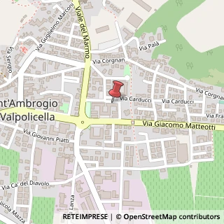 Mappa Via Alessandro Crescini, 106, 37015 Sant'Ambrogio di Valpolicella, Verona (Veneto)