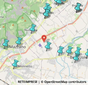 Mappa Via Colombera, 25080 Nuvolera BS, Italia (2.8785)