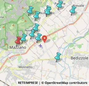 Mappa Via Colombera, 25080 Nuvolera BS, Italia (2.1175)