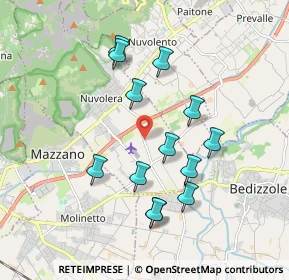 Mappa Via Colombera, 25080 Nuvolera BS, Italia (1.73462)