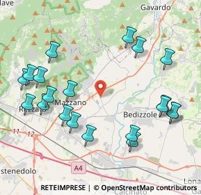 Mappa Via Colombera, 25080 Nuvolera BS, Italia (4.731)