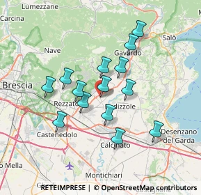 Mappa Via Colombera, 25080 Nuvolera BS, Italia (5.91571)