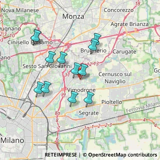 Mappa Vimodrone, 20090 Vimodrone MI, Italia (3.46417)