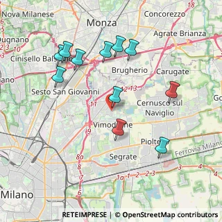 Mappa Vimodrone, 20090 Vimodrone MI, Italia (3.96364)
