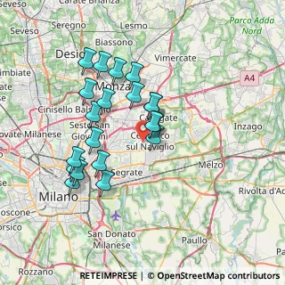 Mappa Via Michelangelo Buonarroti, 20063 Cernusco sul Naviglio MI, Italia (6.4965)