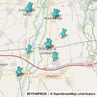 Mappa Via Belvedere, 24058 Romano di Lombardia BG, Italia (4.53182)
