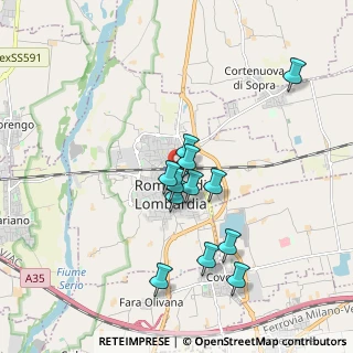 Mappa Via Belvedere, 24058 Romano di Lombardia BG, Italia (1.5625)