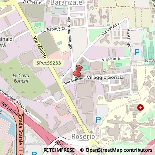 Mappa Via Gorizia, 6, 20021 Baranzate, Milano (Lombardia)
