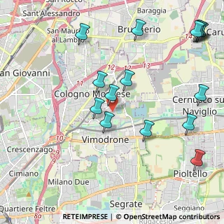 Mappa Via Ludovico Ariosto, 20090 Vimodrone MI, Italia (2.61688)