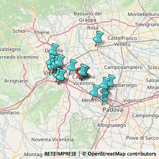 Mappa Via Gandhi, 36043 Camisano Vicentino VI, Italia (10.123)