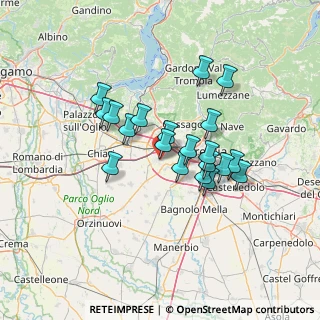 Mappa Piazza Degli Alpini, 25039 Travagliato BS, Italia (11.1255)