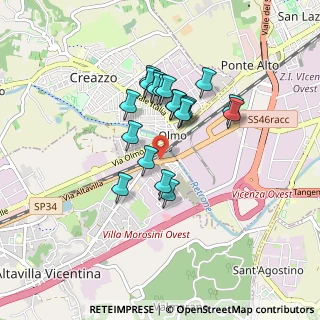 Mappa Strada Provinciale, 36051 Creazzo VI, Italia (0.686)