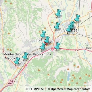 Mappa Strada Provinciale, 36051 Creazzo VI, Italia (3.98167)