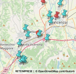 Mappa Strada Provinciale, 36077 Altavilla Vicentina VI, Italia (4.684)