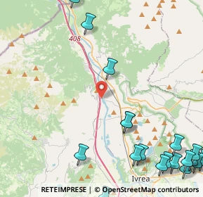 Mappa Strada Gorrey, 10013 Borgofranco d'Ivrea TO, Italia (6.814)