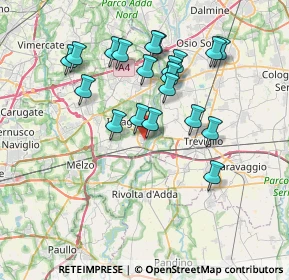 Mappa Via Alessandro Volta, 20062 Cassano d'Adda MI, Italia (6.8565)