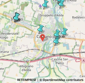 Mappa Via Alessandro Volta, 20062 Cassano d'Adda MI, Italia (2.52455)