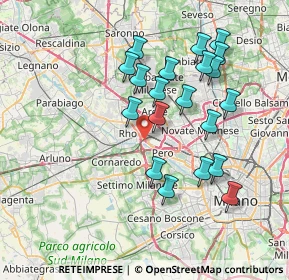 Mappa A52, 20016 Pero MI, Italia (7.0815)