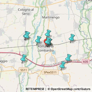 Mappa Via Mario Cavagnari, 24058 Romano di Lombardia BG, Italia (2.96)