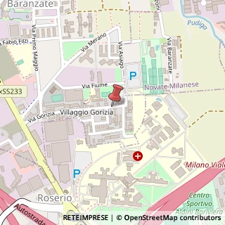 Mappa Via Gorizia, 163, 20021 Baranzate, Milano (Lombardia)
