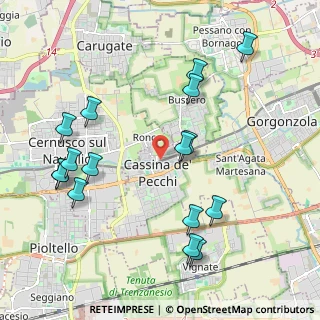 Mappa Ciclabile martesana, 20060 Cassina De' Pecchi MI, Italia (2.27938)