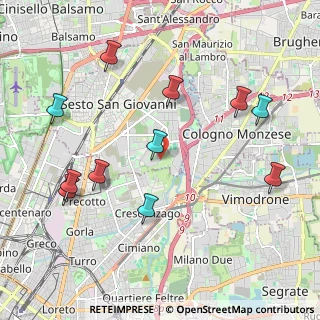 Mappa Via Marie Curie, 20099 Sesto San Giovanni MI, Italia (2.26909)