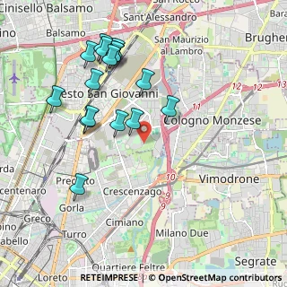 Mappa Via Marie Curie, 20099 Sesto San Giovanni MI, Italia (2.0525)
