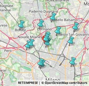 Mappa Via Privata degli Artaria, 20161 Milano MI, Italia (3.29357)
