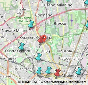 Mappa Via Privata degli Artaria, 20161 Milano MI, Italia (3.05417)