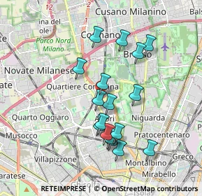 Mappa Via Privata Uberto dell'Orto, 20161 Milano MI, Italia (1.64824)
