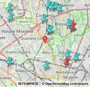 Mappa Via Privata degli Artaria, 20161 Milano MI, Italia (2.55706)