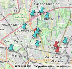 Mappa Via Privata degli Artaria, 20161 Milano MI, Italia (1.99273)