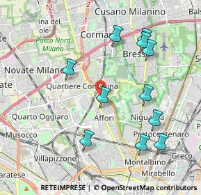 Mappa Via Privata degli Artaria, 20161 Milano MI, Italia (2.07545)