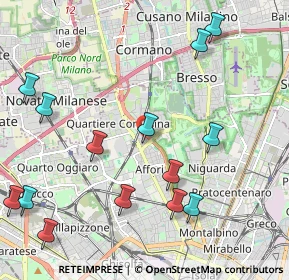 Mappa Via Privata Uberto dell'Orto, 20161 Milano MI, Italia (2.55786)