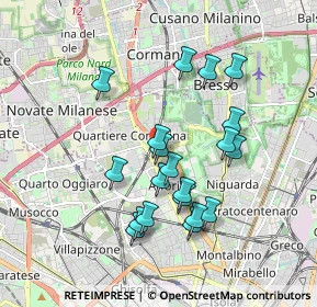 Mappa Via Privata degli Artaria, 20161 Milano MI, Italia (1.6705)