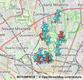 Mappa Via Privata degli Artaria, 20161 Milano MI, Italia (1.743)