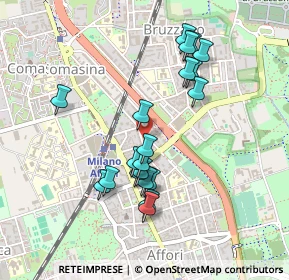 Mappa Via Privata degli Artaria, 20161 Milano MI, Italia (0.427)