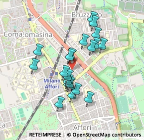 Mappa Via Privata Uberto dell'Orto, 20161 Milano MI, Italia (0.379)