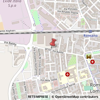 Mappa Via Balilla, 32, 24058 Romano di Lombardia, Bergamo (Lombardia)