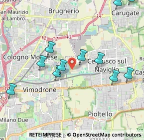 Mappa Cascina Gaggiolo, 20063 Cernusco sul Naviglio MI, Italia (2.35667)