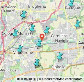 Mappa Cascina Gaggiolo, 20063 Cernusco sul Naviglio MI, Italia (2.28636)