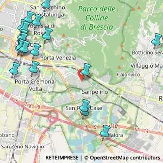 Mappa Via Andrea del Verrocchio, 25124 Brescia BS, Italia (3.22)