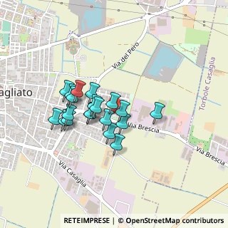 Mappa Via Della Rovere, 25039 Travagliato BS, Italia (0.333)