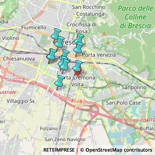 Mappa Via Angiolina Ferrari, 25124 Brescia BS, Italia (1.34182)