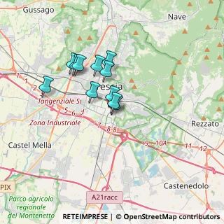 Mappa Via Angiolina Ferrari, 25124 Brescia BS, Italia (2.59364)